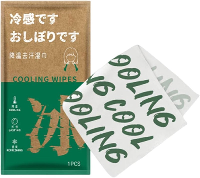 مناديل جاسمين المبردة للإحساس بالثلج لفصل الصيف، مناشف رياضية خارجية للتخييم وصالة الألعاب الرياضية واليوجا. - Image 1